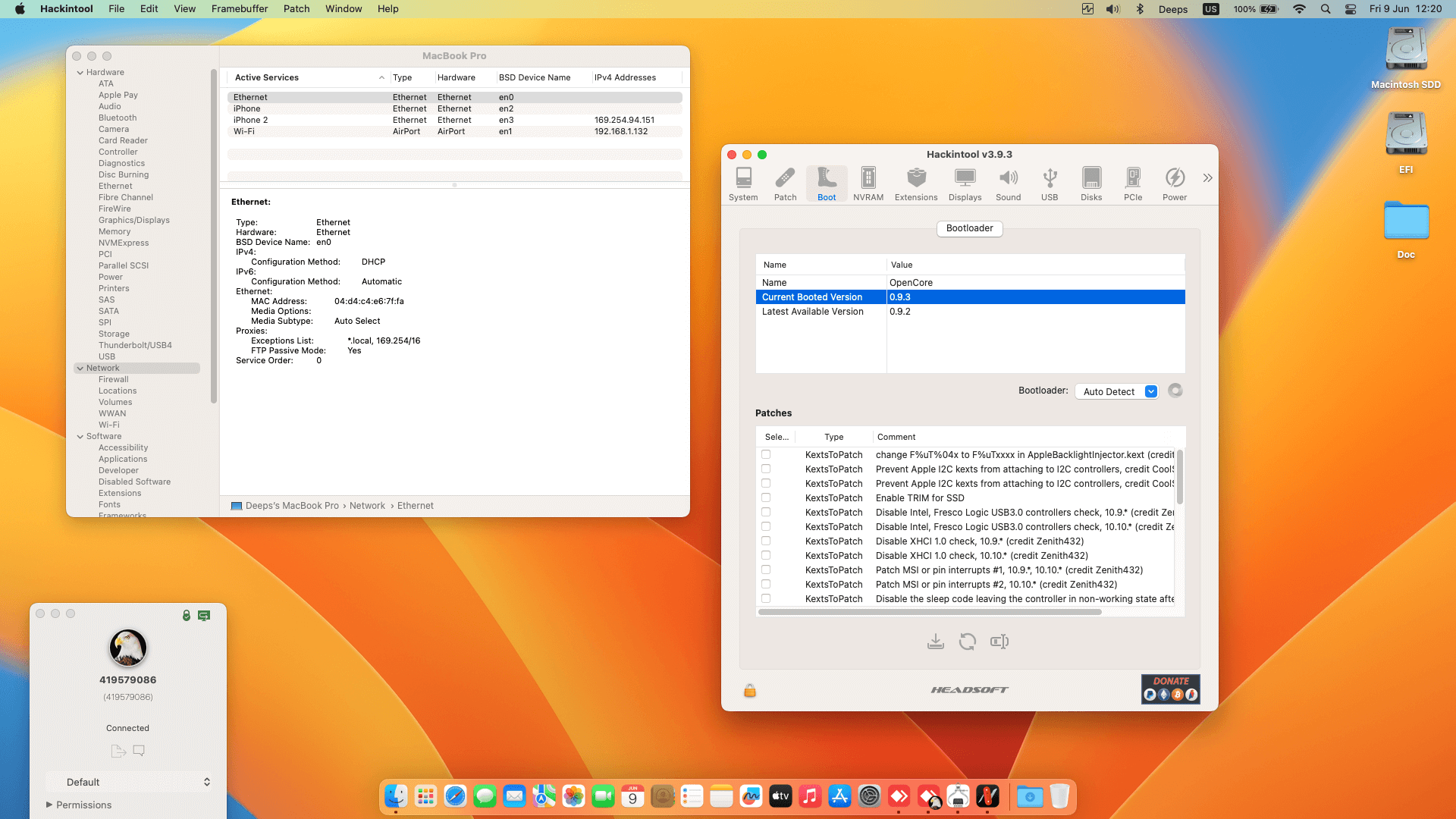 Asus ROG Strix Scar III G531GU 79BT6CS2 [CoffeeLake   Intel UHD 630 + I2C]   OpenCore 1